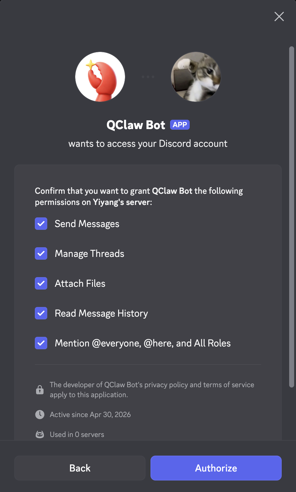 Authorize Your Discord Bot